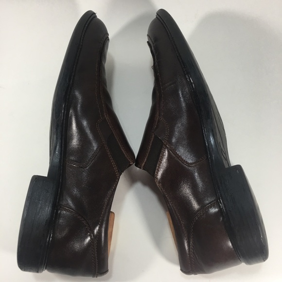 Johnston & Murphy Brown Leather Loafer Slipon Shoe